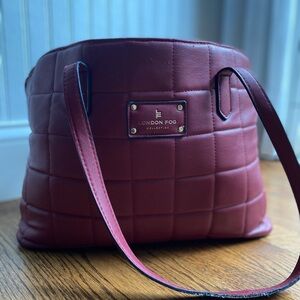 Quilted London Fog tote a perfect mix of style + function.